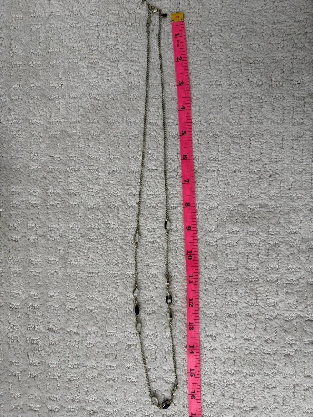 Banana Republic Long Beaded Pendant Necklace in Black‎ and Cream - Women Jewelry